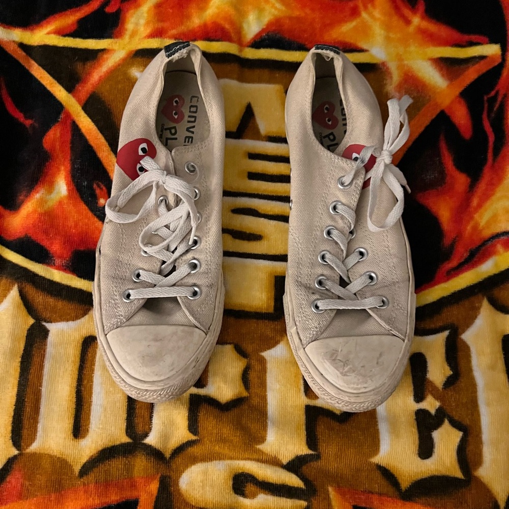 CDG converse slightly used